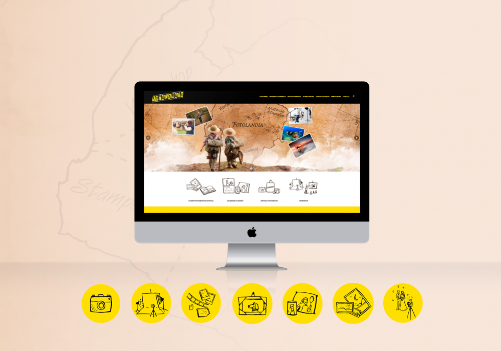 Realizzazione sito web - Fotolandia - Infodati ADV agenzia di comunicazione e marketing a Vicenza