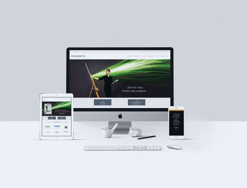 Realizzazione sito web Esqogito - agenzia di pubblicità e marketing Infodati adv Vicenza