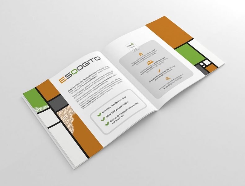 Brochure Esqogito - agenzia di pubblicità e marketing Infodati adv Vicenza