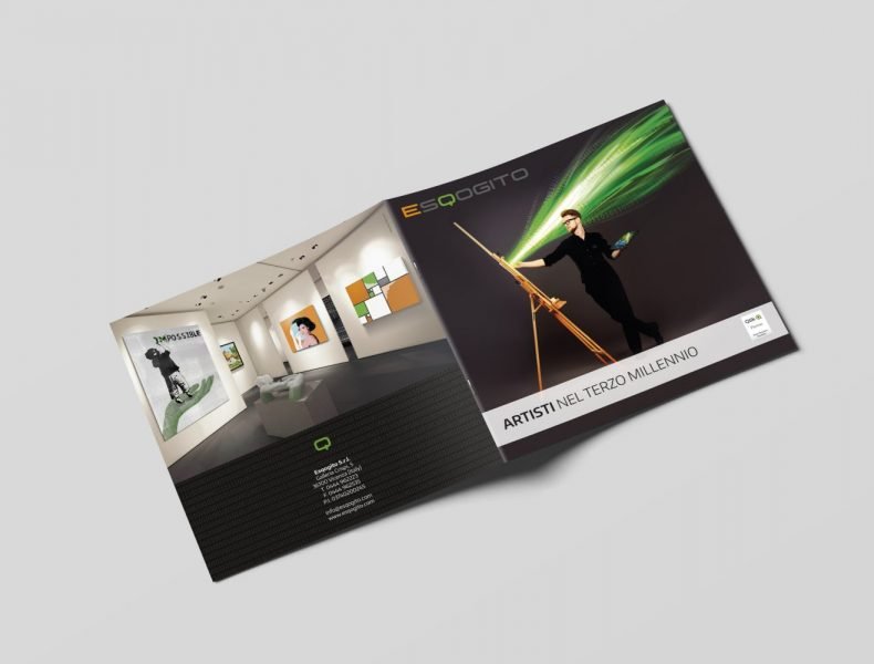 Brochure Esqogito - agenzia di pubblicità e marketing Infodati adv Vicenza