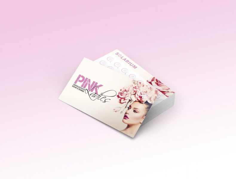 Biglietti da visita Pink Ladies - agenzia di pubblicità e marketing Infodati adv Vicenza