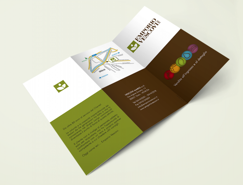 Brochure Emporio Vescovi - Agenzia di pubblicità e marketing a Vicenza - Infodati ADV