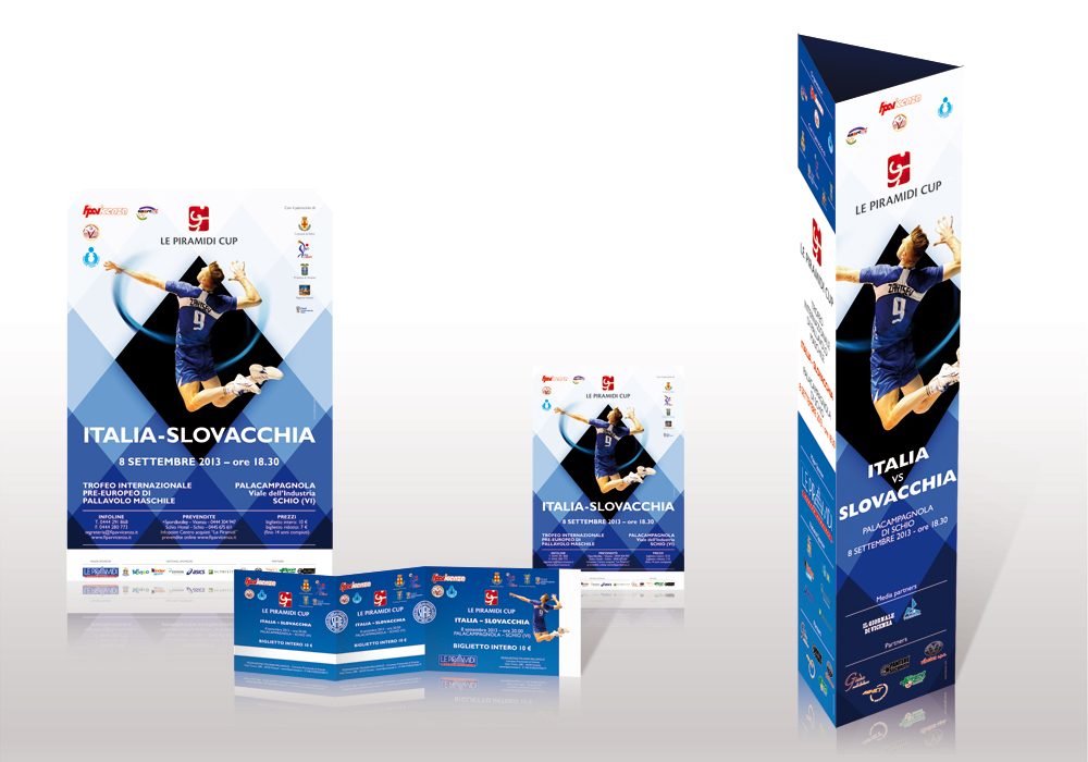 Totem Le Piramidi Cup - Agenzia di pubblicità e marketing a Vicenza - Infodati ADV