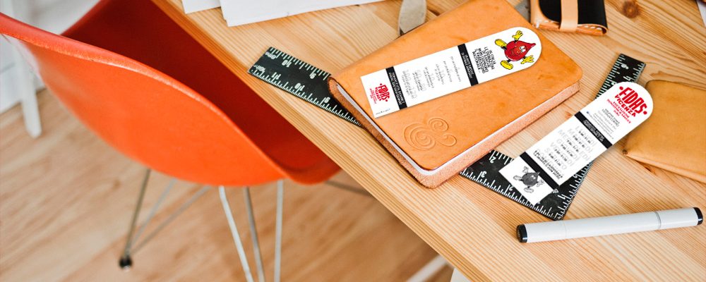 Realizzazione segnalibro Fidas - Agenzia di pubblicità e marketing a Vicenza - Infodati ADV