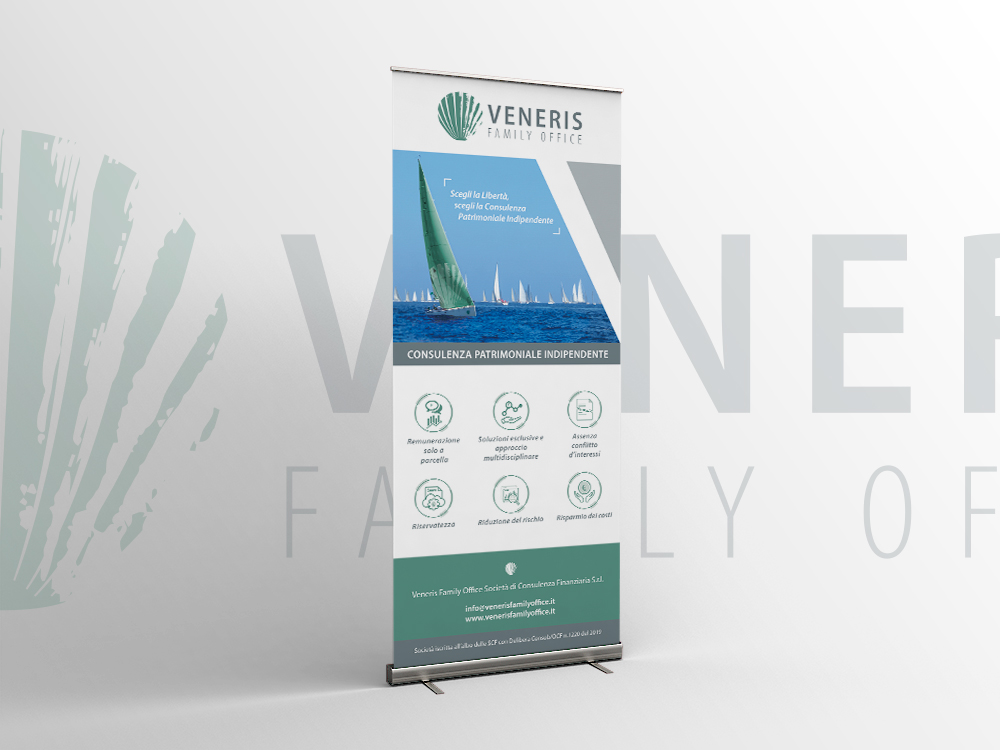 Realizzazione rollup - Agenzia di marketing e comunicazione a Vicenza - Infodati ADV