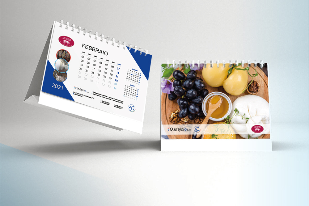 Ideazione Calendario Majolo - Agenzia di comunicazione e marketing a Vicenza - Infodati ADV