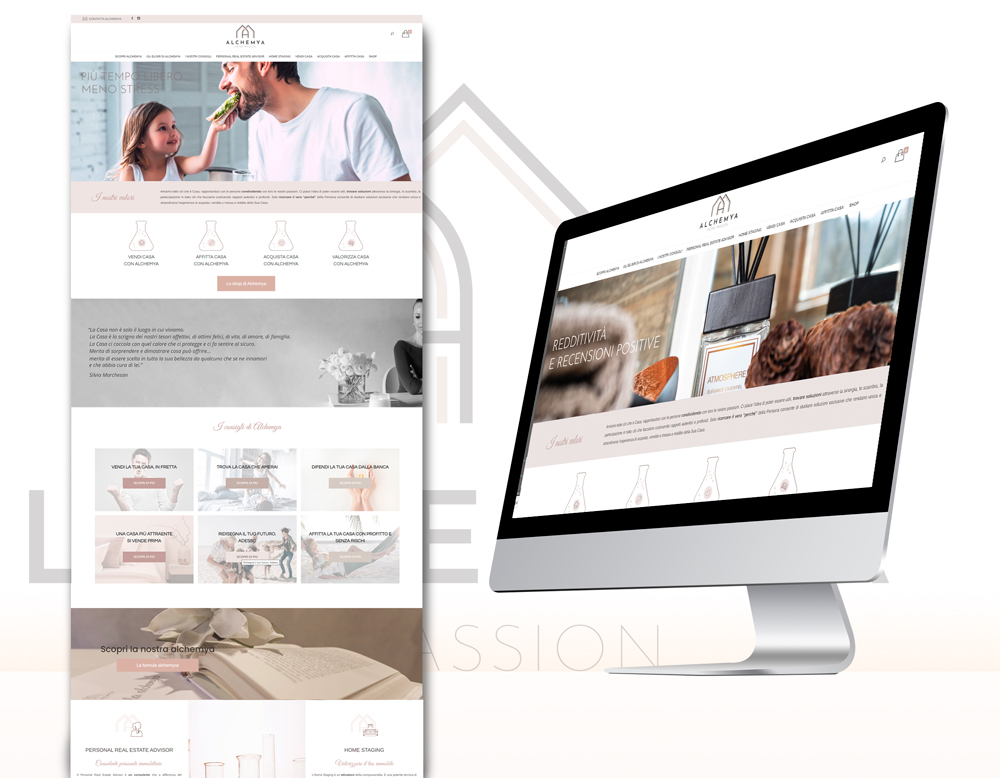 Realizzazione sito web Alchemya - Agenzia di marketing e comunicazione a Vicenza - Infodati ADV