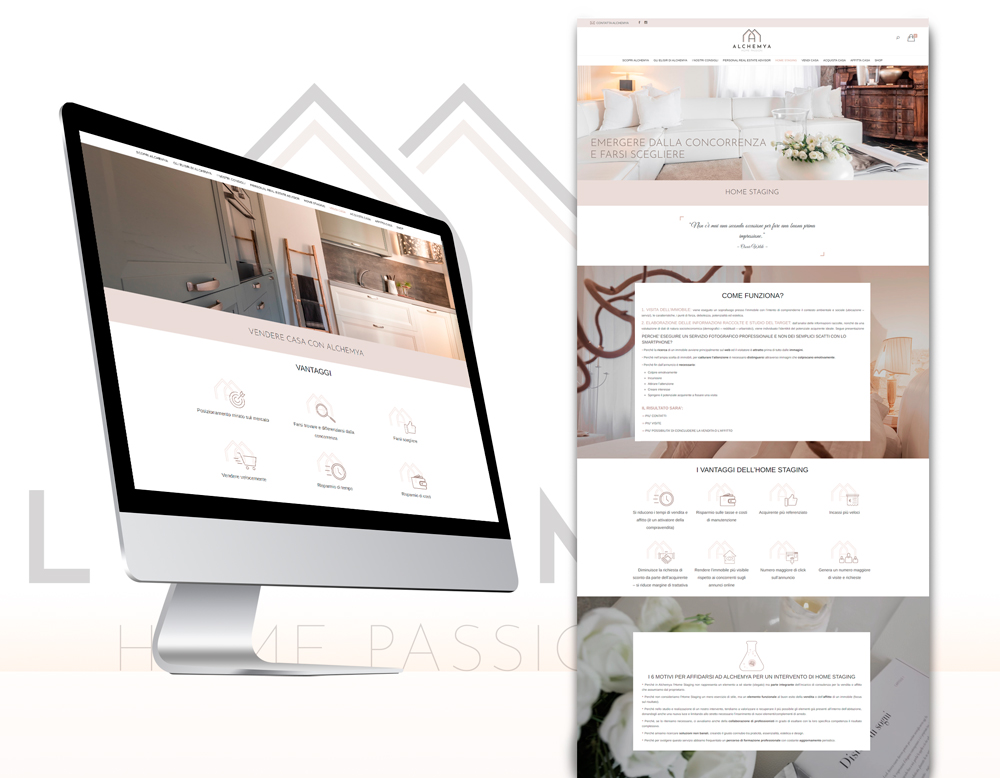 Alchemya- sito - Realizzazione sito web Alchenmya - Agenzia di marketing e comunicazione a Vicenza - Infodati ADV
