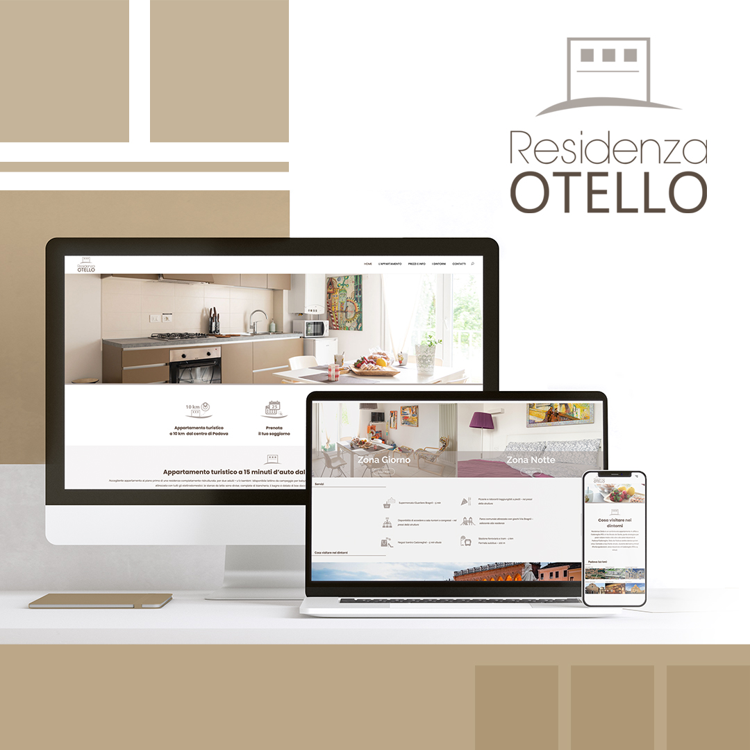 residenze otello - nuovo sito web - Agenzia di marketing e comunicazione a Vicenza - Infodati ADV