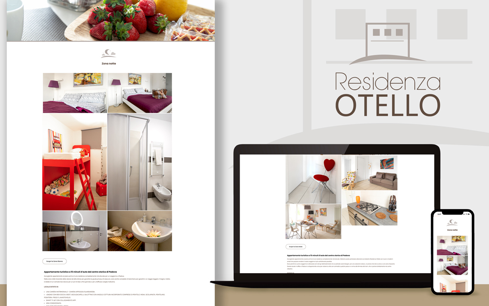 Sviluppo nuovo sito web - Residenza Otello