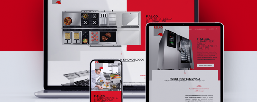 nuovo sito web - falco forniture - restyling sito - Agenzia di marketing e comunicazione a Vicenza - Infodati ADV
